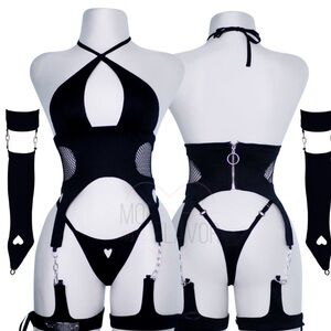 Moeflavor Black onyx Lingerie Set